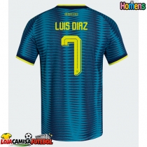 Camisa de Futebol Colômbia Luis Diaz #7 Equipamento Secundário Mundo 2026 Manga Curta